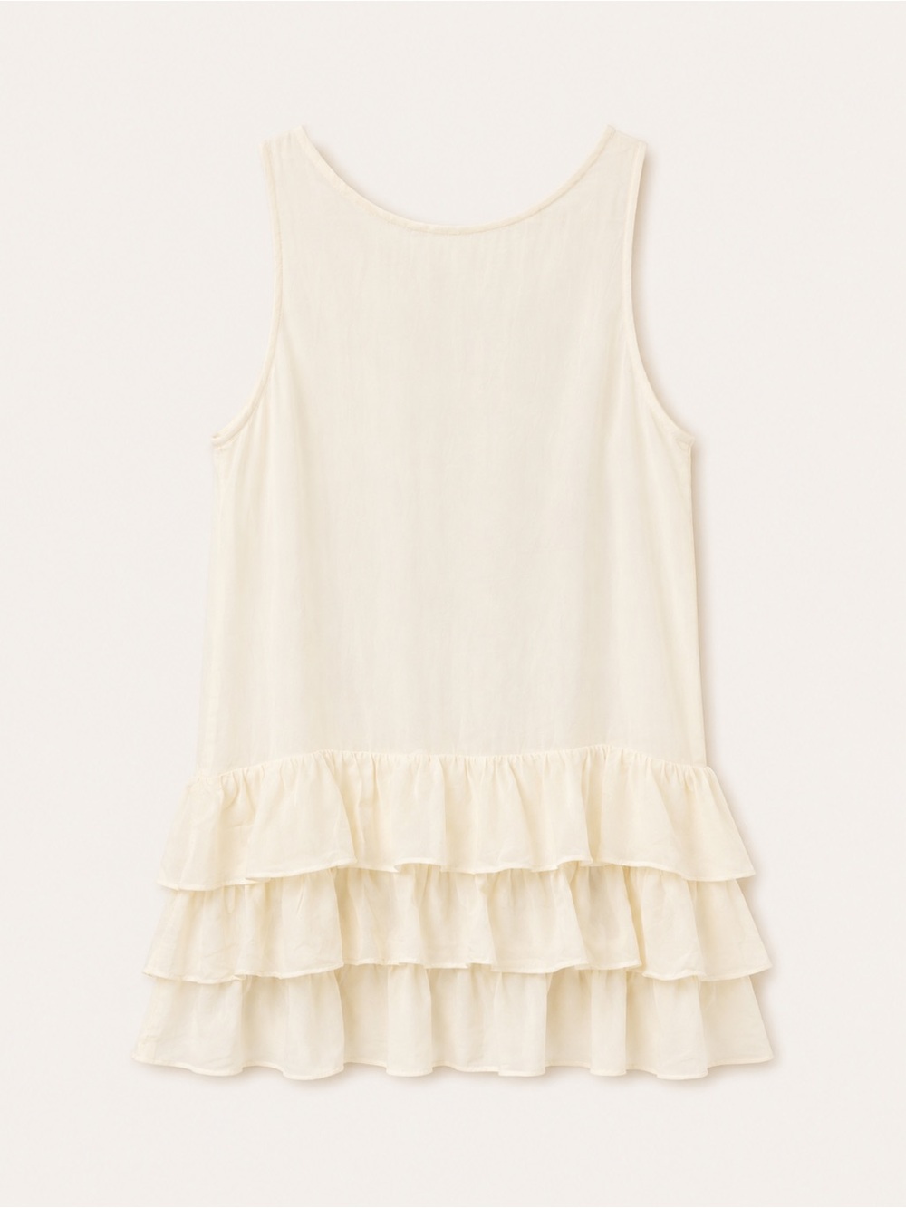 Silk Ruffle Tank - Picture 1 of 1